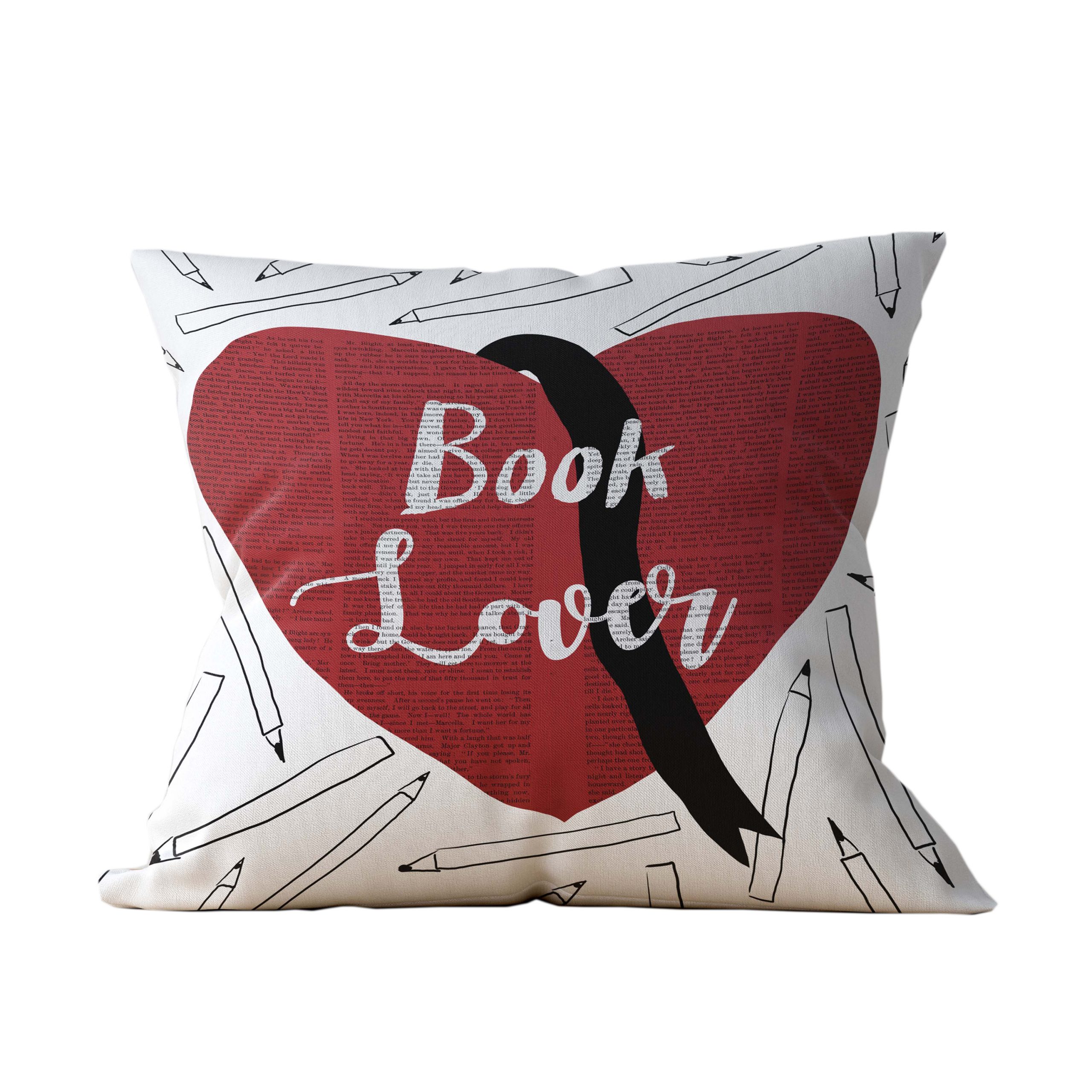 Bookstagram Yastık Kılıfı - Book Lover - Bcoverart